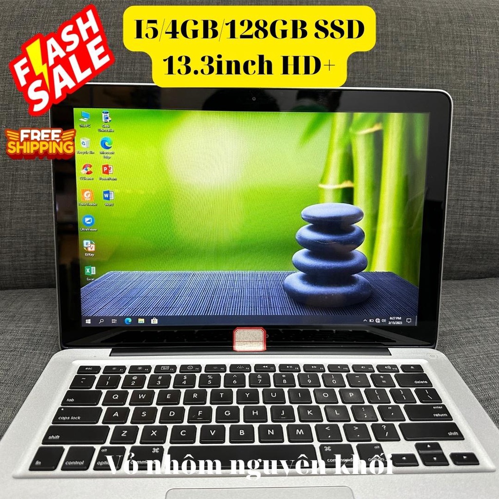 Laptop cũ giá rẻ (I5/4GB/128GB SSD), màn 13.3 inch HD+, vỏ nhôm nguyên khối, loa siêu hay, WIN 10,chơi game, vp OK | BigBuy360 - bigbuy360.vn