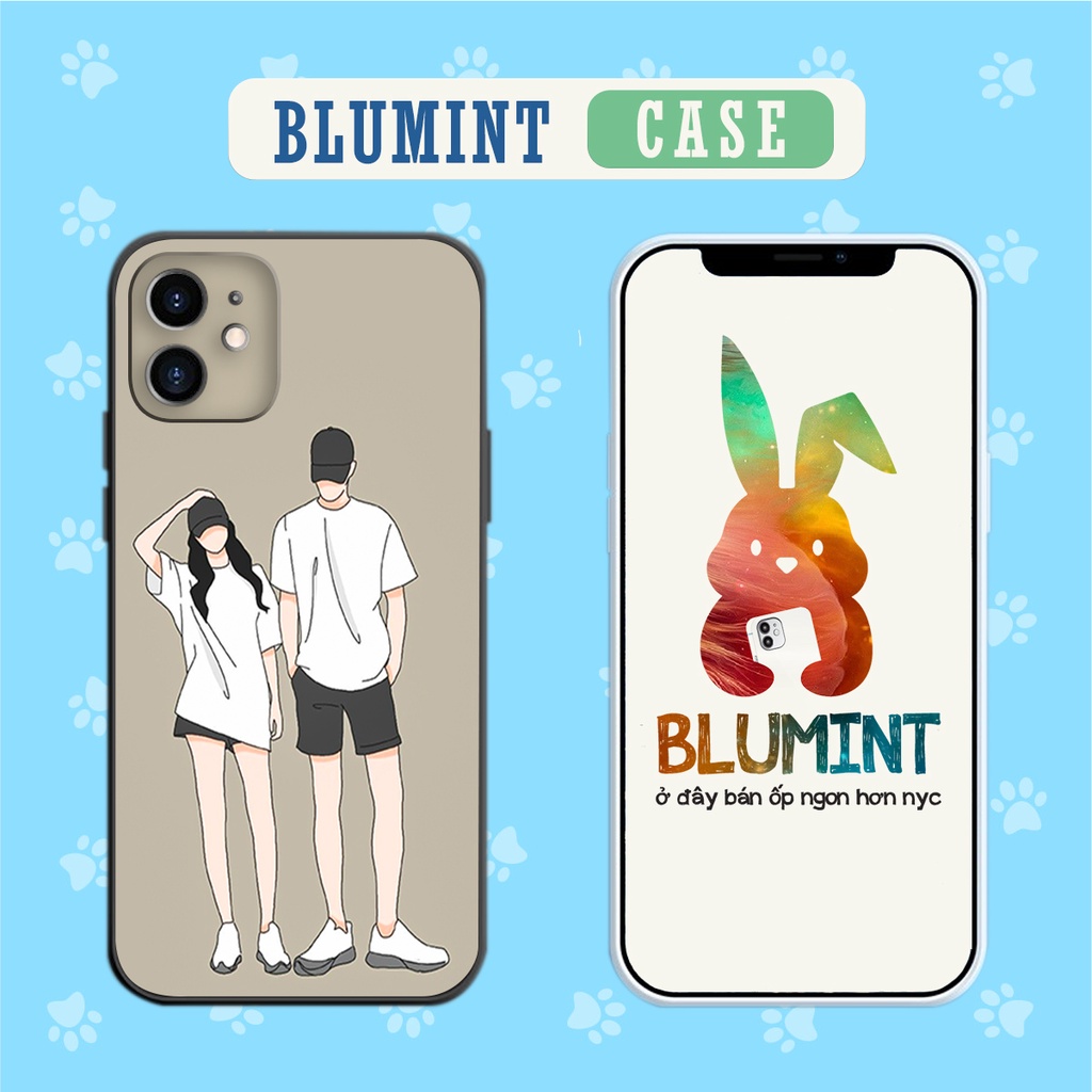 Ốp đt Cô gái đội mũ Blumint cho iPhone 8 Plus 7Plus X XR Xs Max 6 6s Plus 11 Pro Max BLUCOPL0018
