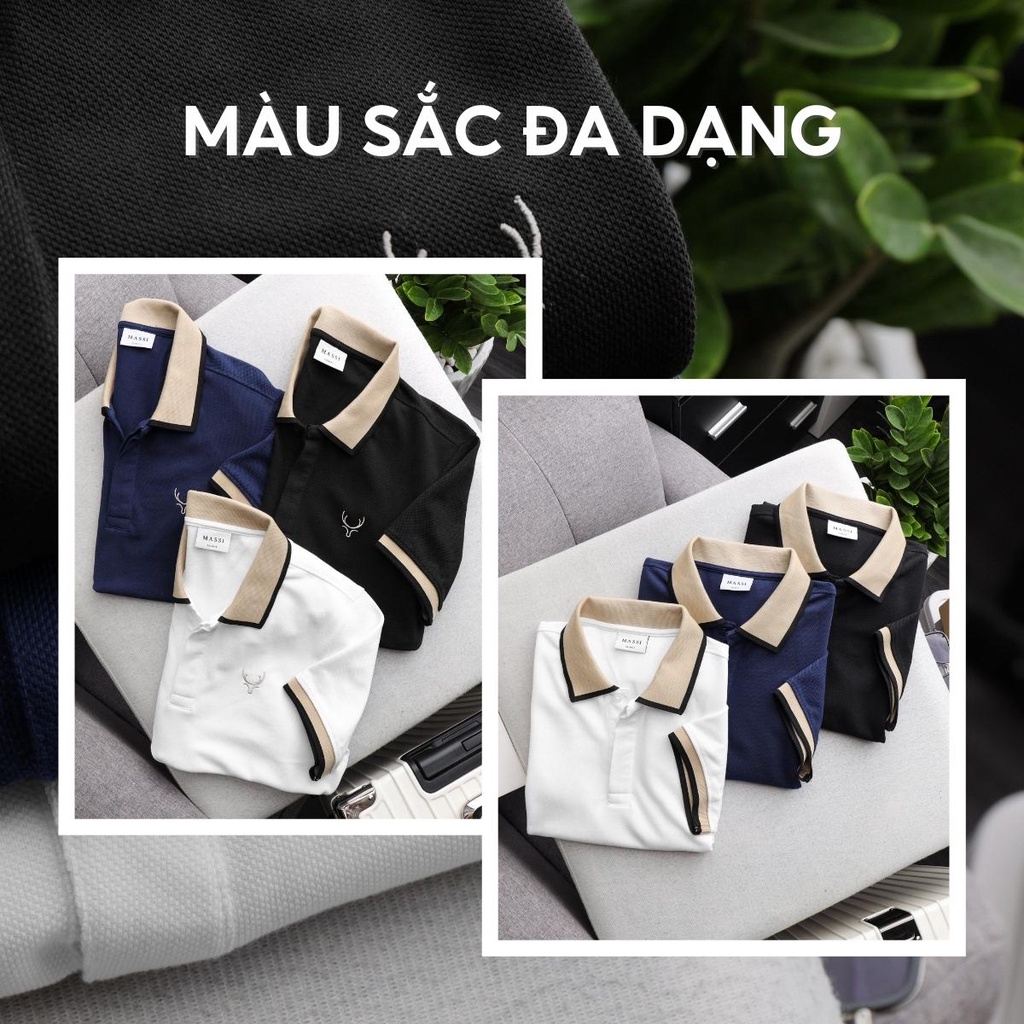 Áo Polo MASSI chất liệu vải co giãn - POLO MASSI 8T | BigBuy360 - bigbuy360.vn