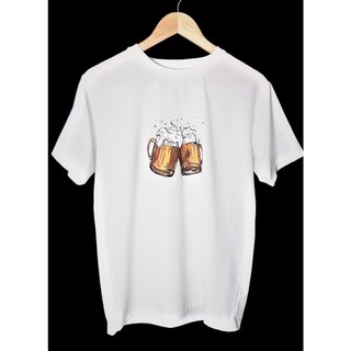 Áo thun cotton mẫu ly bia