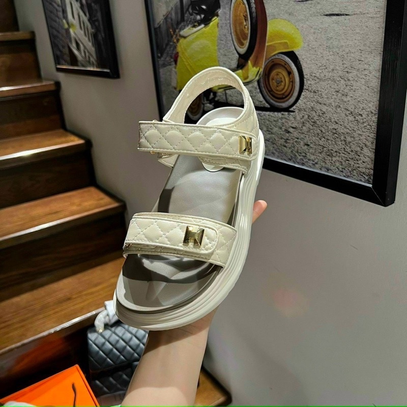 Sandal nữ tag H - Hàng QC fullbox- Kèm video thật