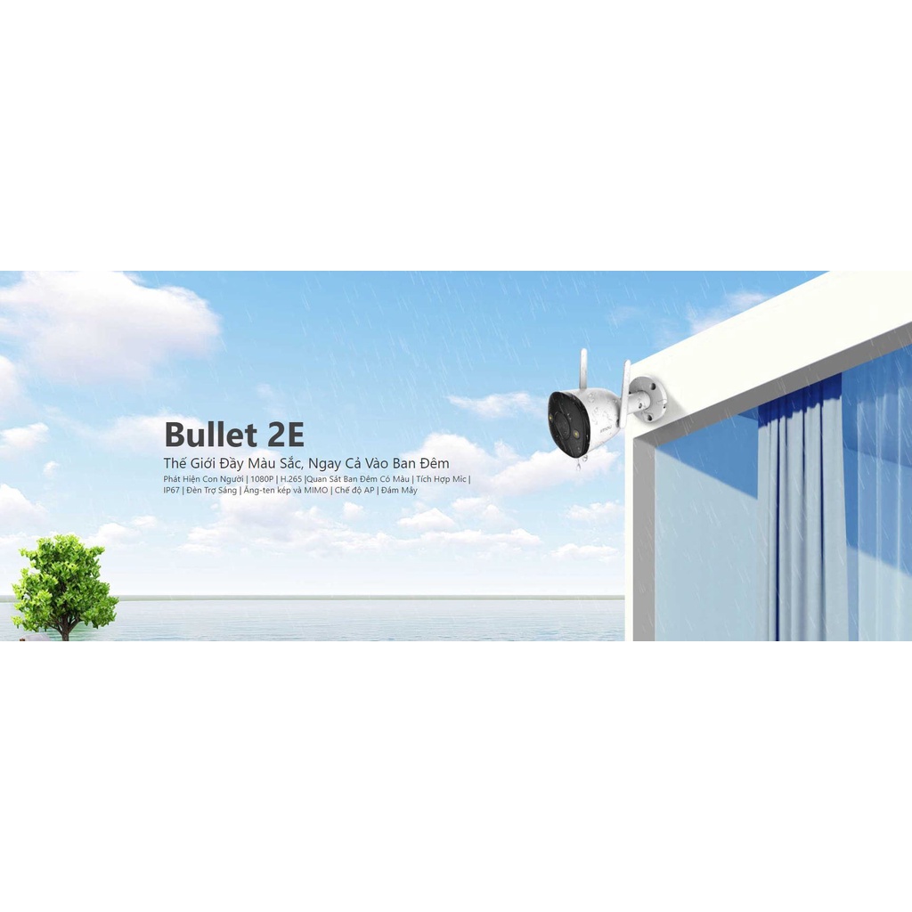 Camera Imou IPC-F22FP- IP WiFi 2MP 1080P camera wifi thông minh có màu ban đêm chính hãng giá rẻ