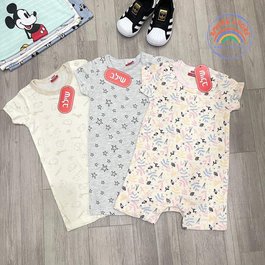 Body đùi hình thú, body cộc, roomper bé trai bé gái, body xuất dư các hãng Ammer