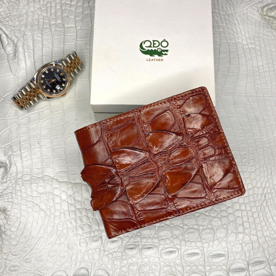 Ví Nam Da Cá Sấu 2DO LEATHER Da V55 Kích Thước  Quà Tặng Cho Người Thân, Sang Trọng, Cao Cấp, Chính Hãng