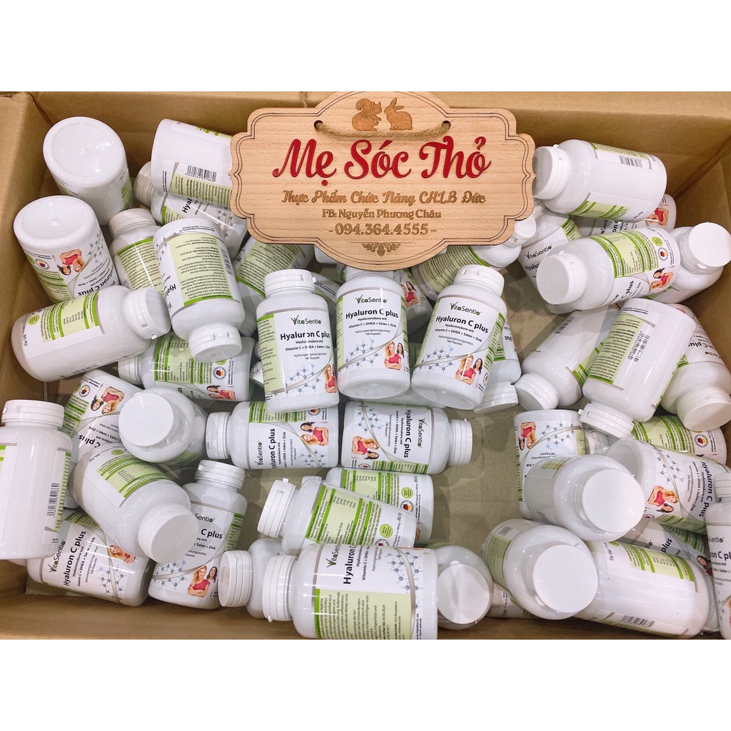 Viên uống tăng nang trứng DHEA + Hyaluron C plus - nguyenphuongchau