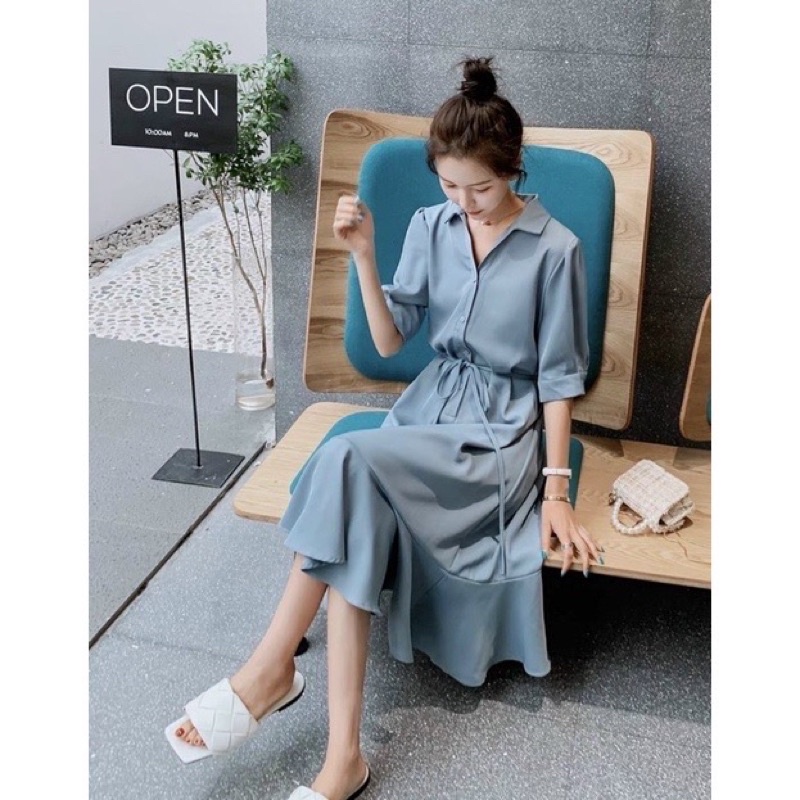 Đầm váy đuôi cá túi hộp 13 màu xuongvnxk vnxk