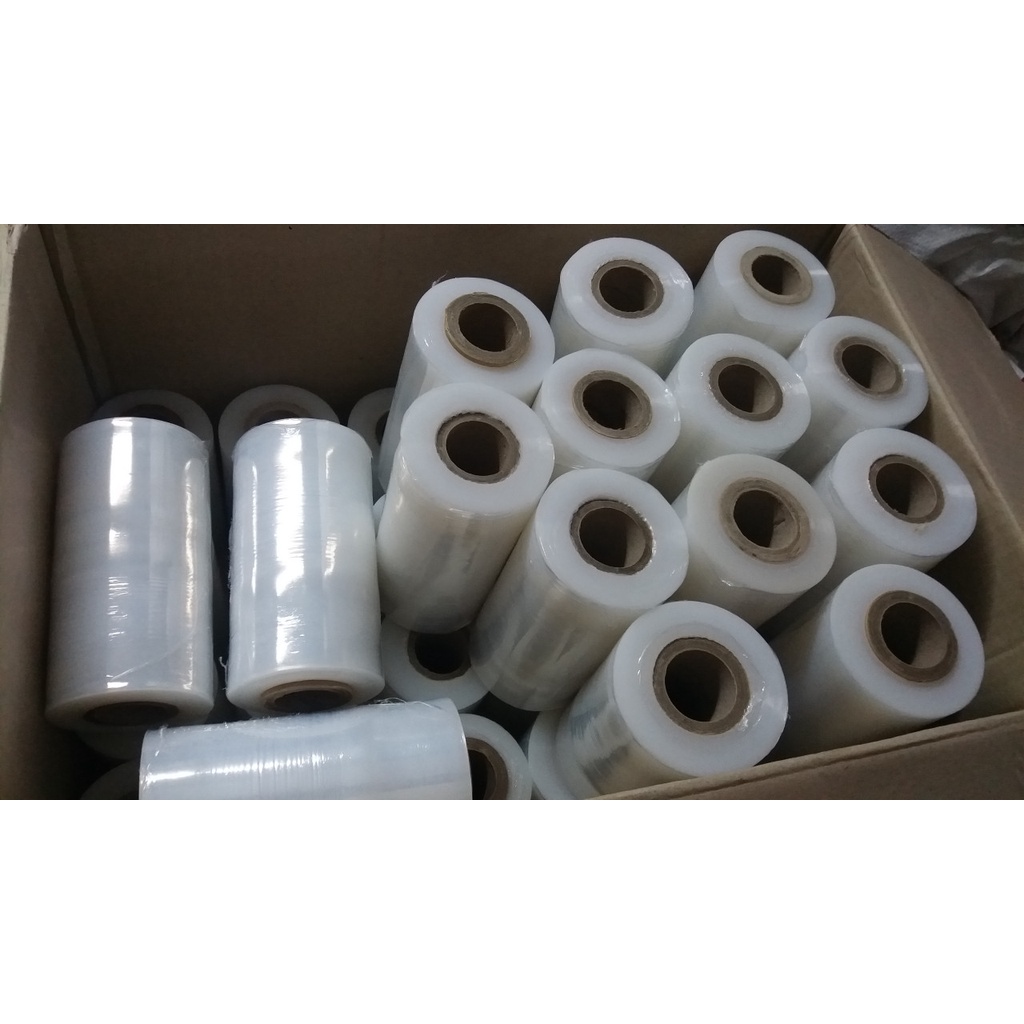 Màng PE đủ khổ 20cm,25m, 30cm,40cm quấn hàng hóa