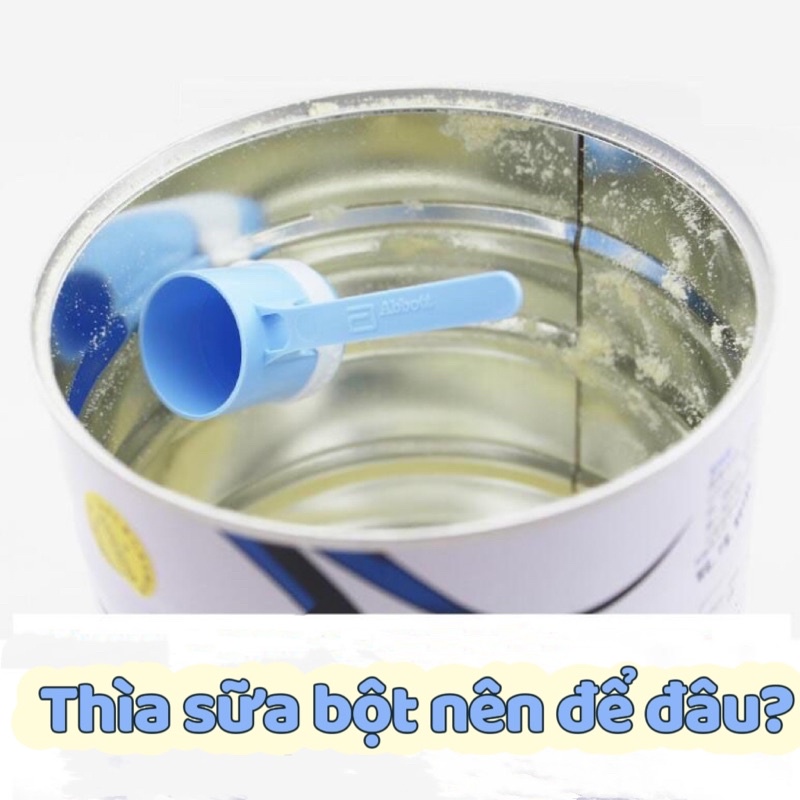 Vòng cao su gắn nam châm giữ thìa muỗng sữa bột pha sữa cho bé tiện lợi, vệ sinh