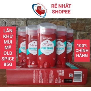 Sáp khử mùi Old spice 85/68 gram, Lăn khử mùi Mỹ Old spice Pure Sport