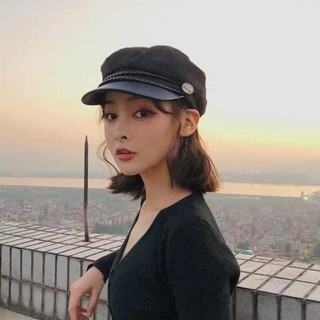 Mũ lưỡi trai trơn thủy thủ chất dạ, nón newboy beret phong cách Hàn Quốc, Mũ thuỷ thủ cực xinh