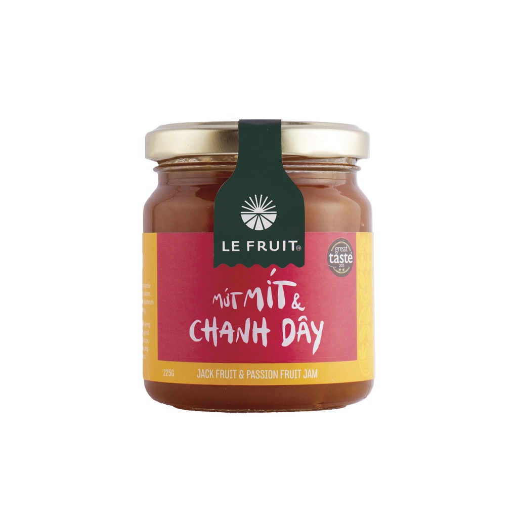 Mứt mít chanh dây (Jackfruit-Passion Fruit jam) -225gr