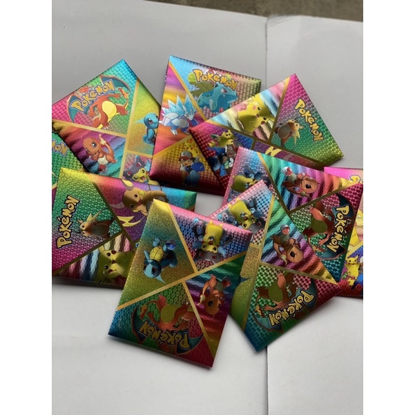 Bộ thẻ bài 7 màu Pokémon, Thẻ lá mạ đa màu, 20 lá thẻ