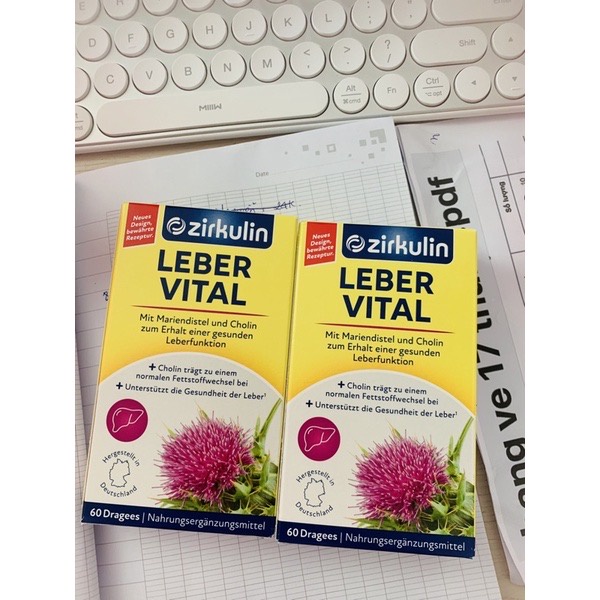 Viên Uống Bổ Gan Zirkulin Leber Vital 60v