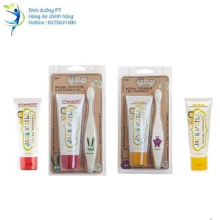 Set Bàn chải đánh răng và kem đánh răng Jack N' Jill Úc cho bé .