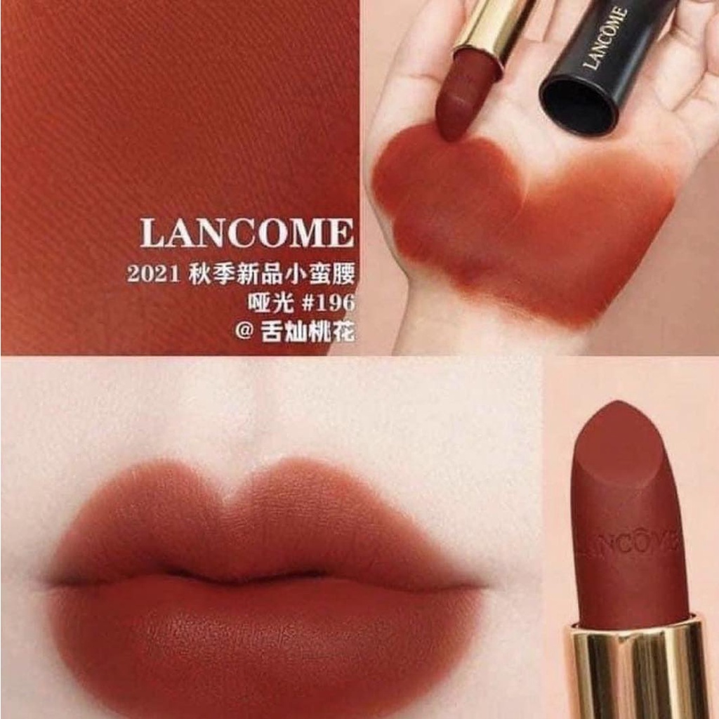 Son Lancome L'Absolu Rouge Cream Lipstick 196 Fullsize Nobox