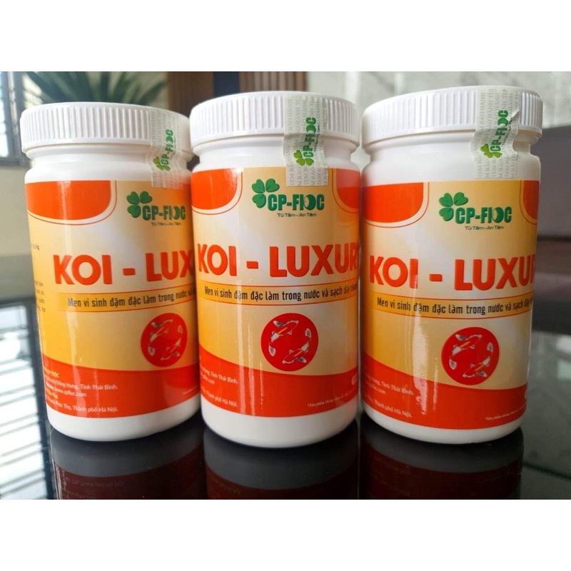 Men vi sinh Koi Luxury - vi sinh cá cảnh cao cấp thế hệ mới - Lọ 150 gram