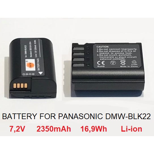 Pin & Sạc Máy ảnh Panasonic Lumix DC -S1/S5 chính hãng DSTE & KINGMA , thay thế pin Panasonic DMW- BLK22 & DMW- BLJ31