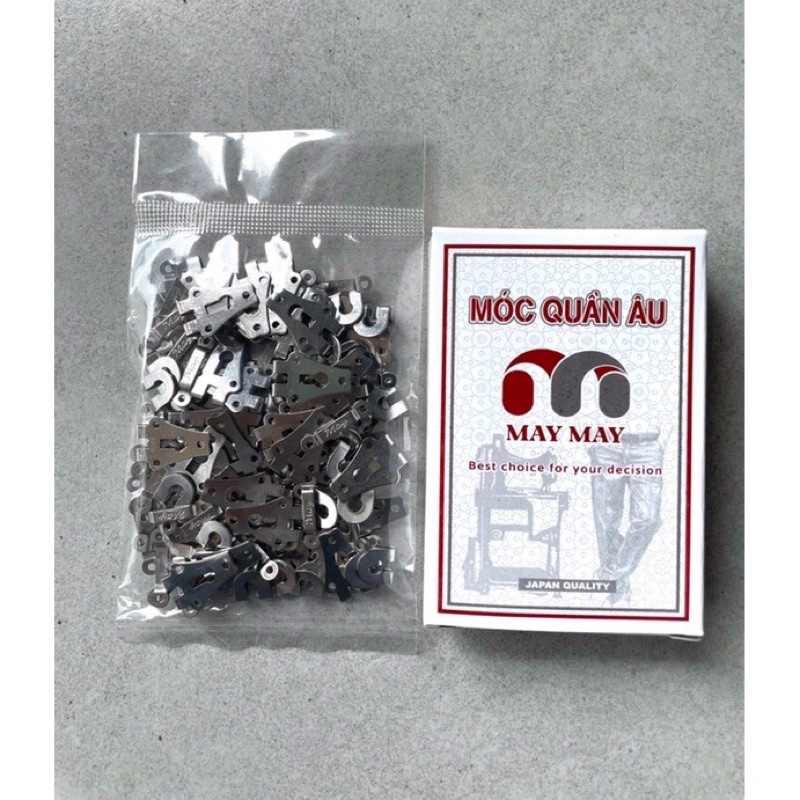 Móc quần tây, quần âu Sử dụng làm móc khoá quần tây 1 hộp 60 bộ