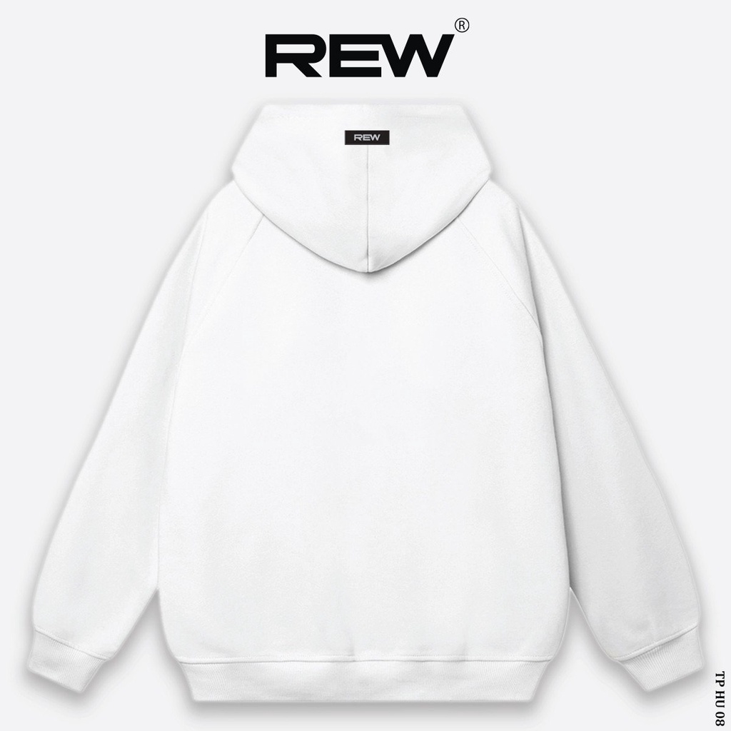 Áo hoodie REW local brand form rộng Unisex dành cho cả nam và nữ mẫu REW MÈO HD08