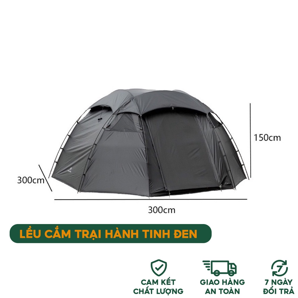 Lều Cắm Trại Hành Tinh Đen Mountainhiker Black Planet, Lều dã ngoại chính hãng Mountainhiker, Lều dã ngoại Mountainhiker