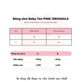Áo Baby Tee Basic PINK ORIGINAL Mẫu Mới 2023 𝑩𝒚𝒄𝒂𝒎𝒄𝒂𝒎