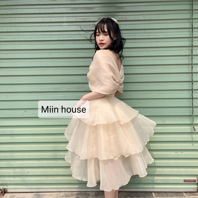 Váy công chúa 3 tầng tơ xốp