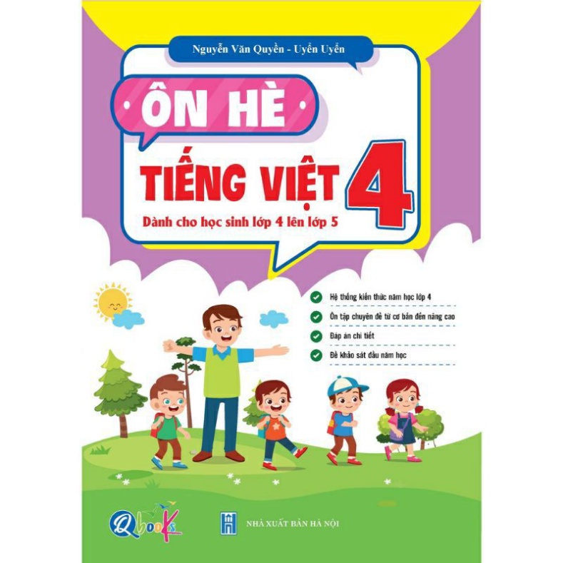 Sách - Bộ Ôn Hè Toán Và Tiếng Việt Lớp 4 - Dành Cho Học Sinh Lớp 4 Lên Lớp 5 MĐB