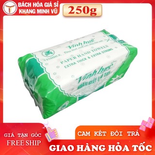 Khăn Giấy Lau Tay Đa Năng Dùng Một Lần Vĩnh Huê Gói 250g