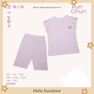 [Punchun] Bộ cộc quần lửng Punchun