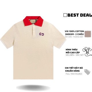 Áo polo GC thêu logo basic cao cấp Áo polo GC thêu mới nhất