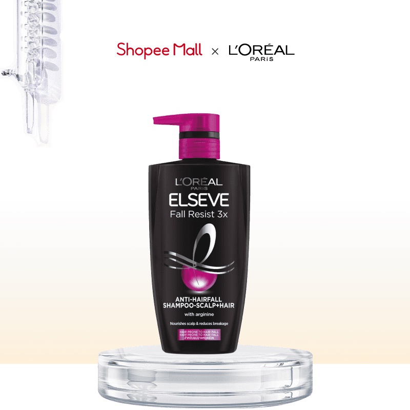 Dầu gội Giảm gãy rụng tóc Elseve FallResist3x AntiHairfallScalp + Hair L’Oréal Paris 620 ml