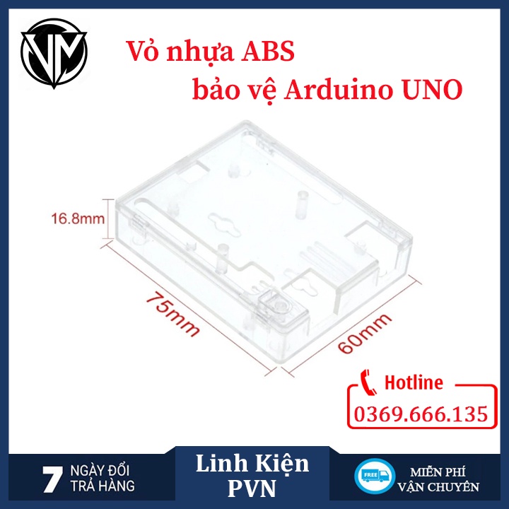 Vỏ nhựa ABS bảo vệ Arduino UNO R3 | BigBuy360 - bigbuy360.vn