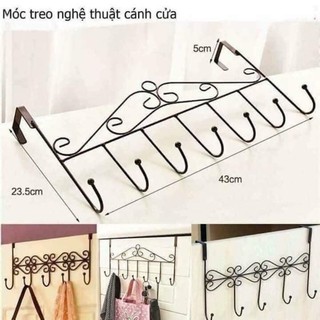 Móc treo quần áo nghệ thuật sau cửa