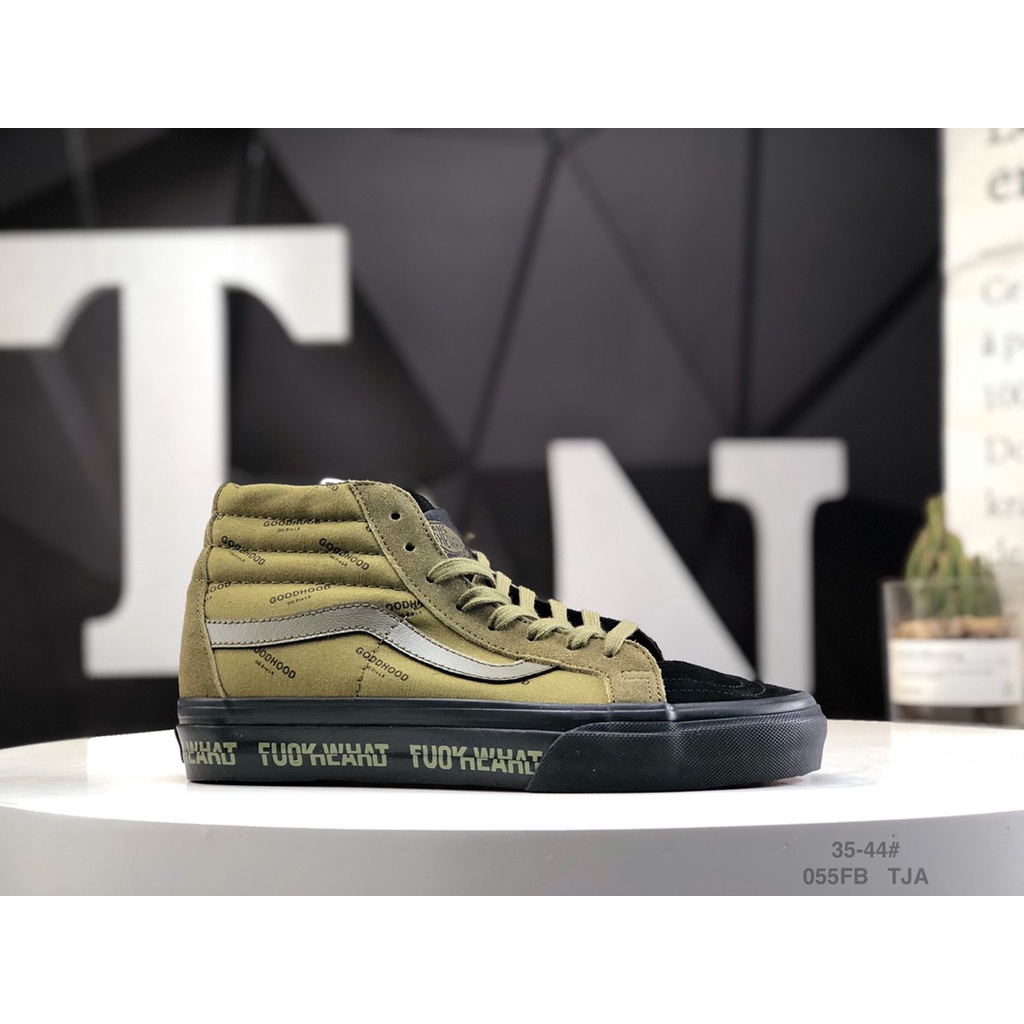 Giày Vải Canvas Vans Goodhod x Vault OG Sk8-Hi LX Cá Tính
