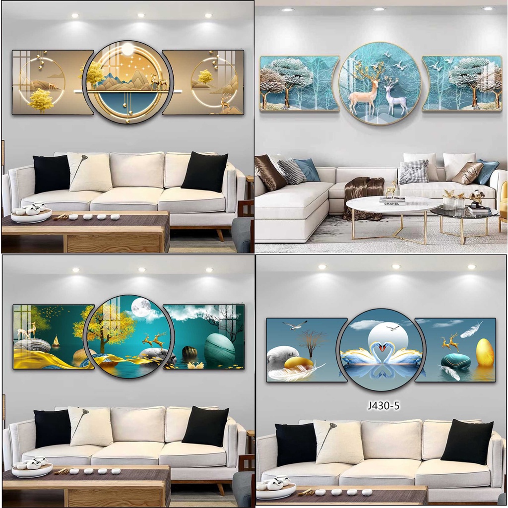 Mẫu Mới Hiện Đại Tranh Treo Tường Tráng Gương Cao Cấp, Trang Trí Nhà Cửa Khách Sạn, Làm Quà Tặng Tân Gia