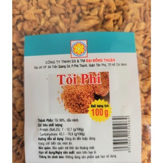 [Gói 100g] TỎI PHI [VN] ĐẠI ĐỒNG THUẬN Fried Garlic