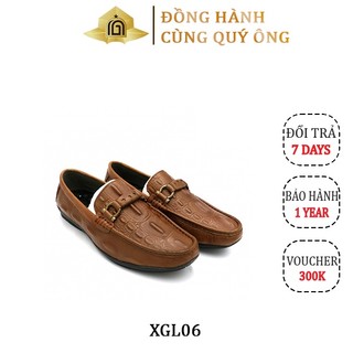 Giày lười nam phong cách moccasin lịch lãm, phong độ xgl06 dolomen - bảo hành 6 tháng