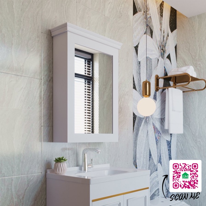 Tủ gương phòng tắm treo tường SMHome NT10