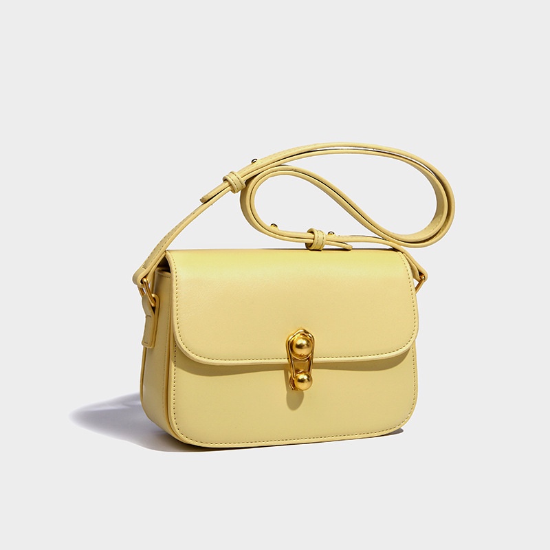 Túi Xách Tay / Đeo Vai Bằng Da Mềm Có Khóa Kéo Thời Trang HE276