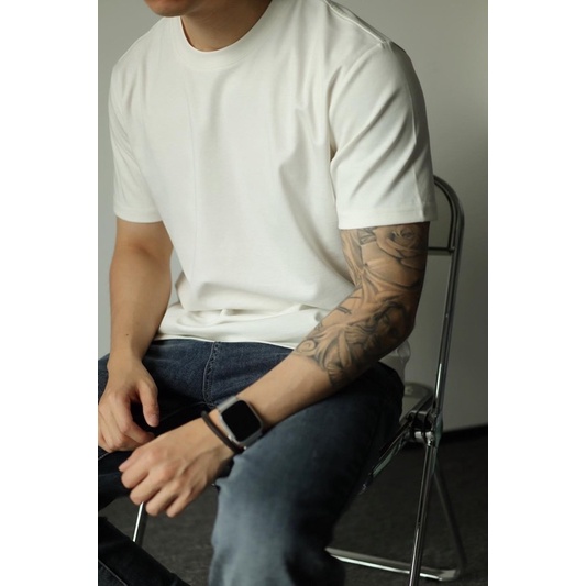 Áo T-shirt basic vải cotton 100% trơn nhiều màu