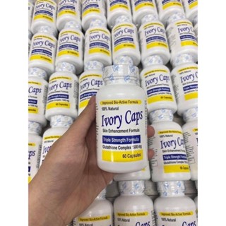  combo 2 chai viên uống trắng da ivory caps 