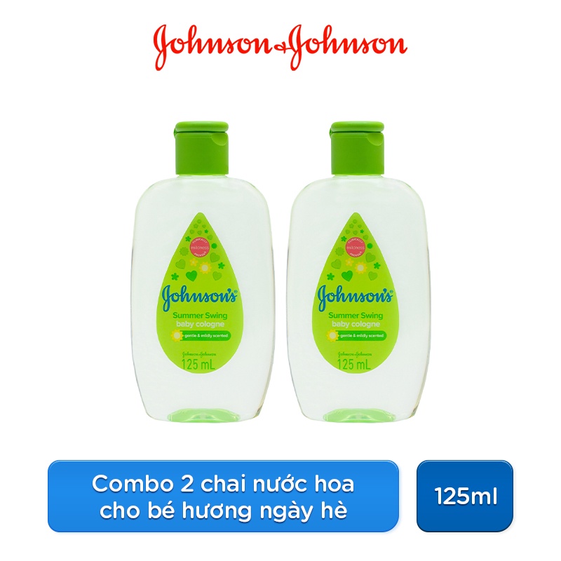 Combo 2 Chai Nước Hoa Cho Bé Johnson s Baby Cologne Hương Ngày Hè Summer