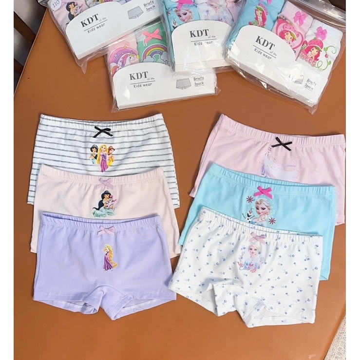 SET 3 QUẦN CHIP ĐÙI CHO BÉ GÁI KTD