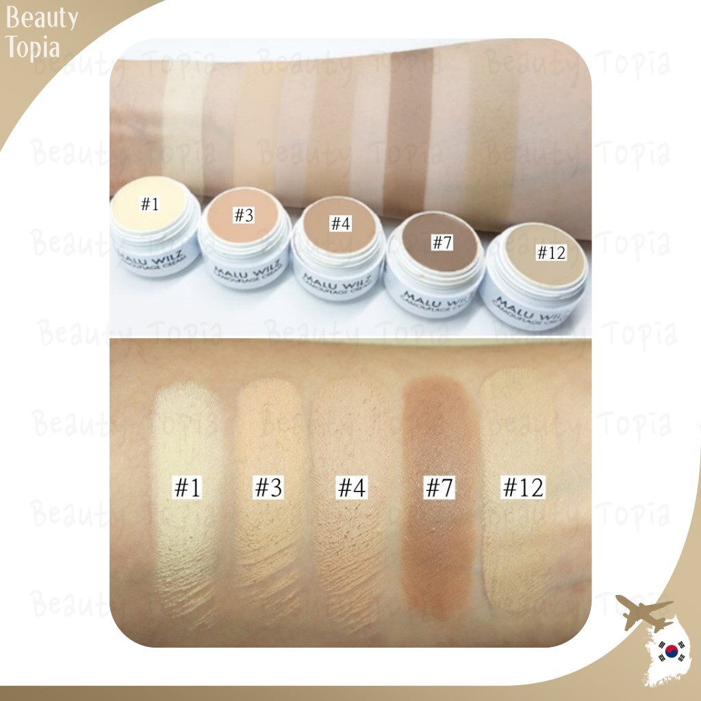 MALU WILZ kem che khuyết điểm Camouflage Cream Concealer 6g