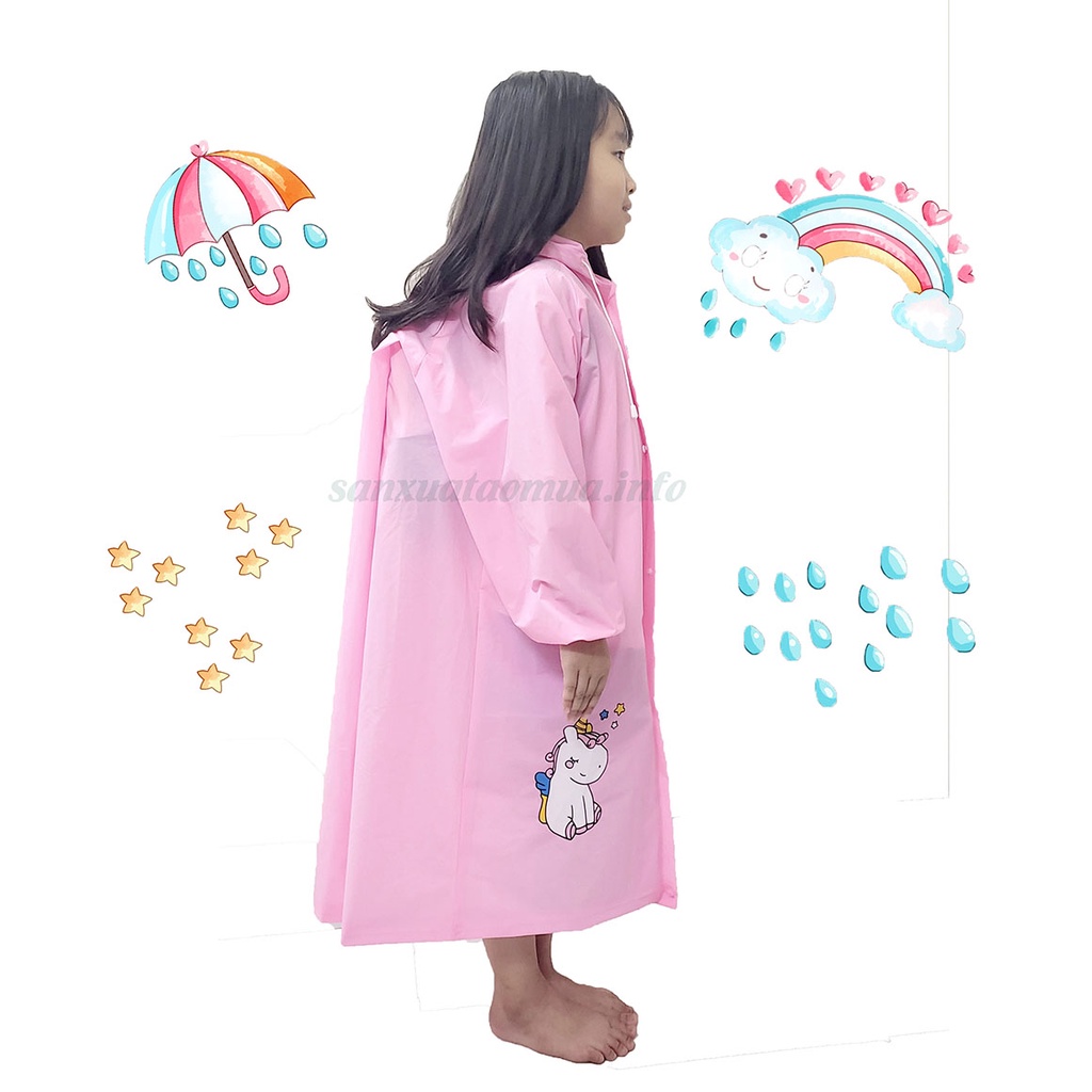 Áo mưa DÂY KÉO MĂNG TÔ ĐEO BALO - Người nhện Spider Men cho bé - cực dễ thương phong cách.