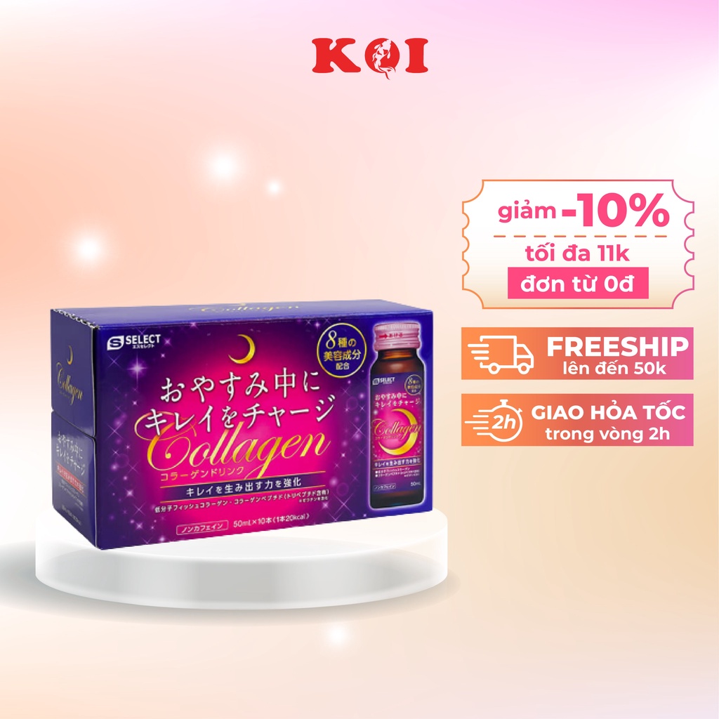 Nước uống Collagen S Select Vitamin C sáng da Nhật Bản 2000 mg collagen