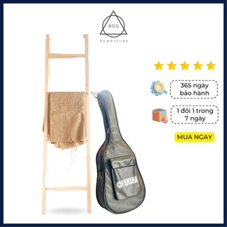 Thang gỗ treo quần áo, treo khăn, decor xinh xắn