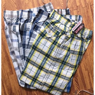 Quần ngố thô nam kẻ sọc cạp chun,đùi ngố