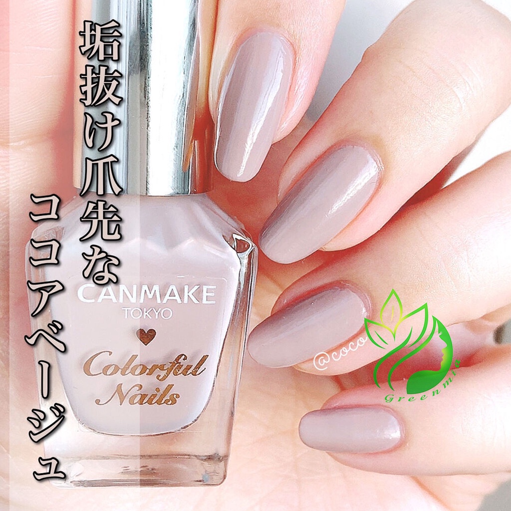 Sơn Móng Tay Thạch Canmake Tokyo Japan Nhật Bản Nội Địa Sơn Móng Chân Màu N16 Cocoa Nude