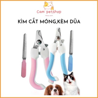 Bộ kềm cắt móng kèm dũa móng cho chó mèo - kìm cắt móng thú cưng đủ size